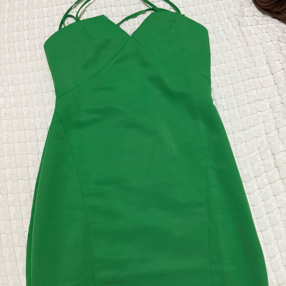 Green Women's Mini Dress